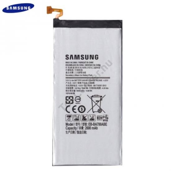 Samsung Galaxy A7 (SM-A700F) Akku 2600 mAh LI-ION (belső akku, beépítése szakértelmet igényel!)