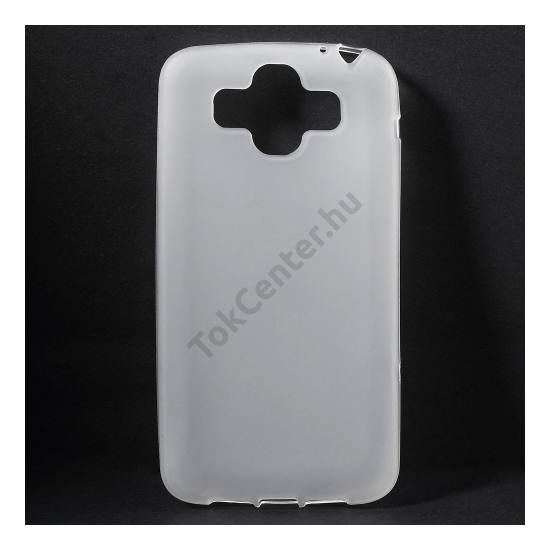 LG AKA (H788) Telefonvédő gumi / szilikon (fényes keret) FEHÉR