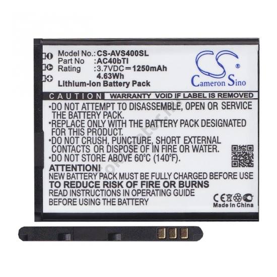 Archos 40b Titanium Akku 1250 mAh LI-ION (AC40bTI kompatibilis)