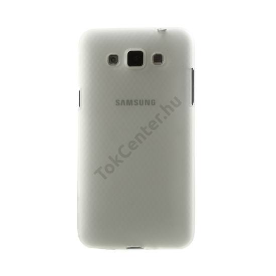 Samsung Galaxy Grand 3 (SM-G7200) Telefonvédő gumi / szilikon (fényes keret) ÁTLÁTSZÓ