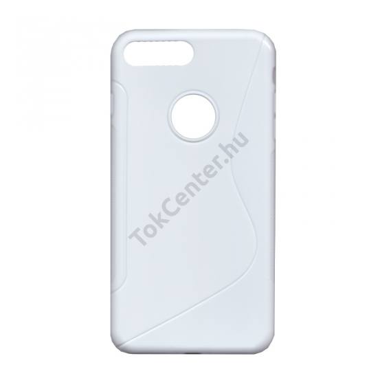 Apple iPhone 7 Plus Telefonvédő gumi / szilikon (S-line) FEHÉR