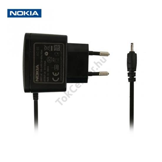 Hálózati töltő (2mm, 5V / 350mA) FEKETE