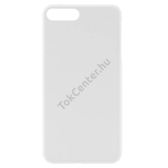 Apple iPhone 7 Plus /APPLE iPhone 8 Plus 5.5`` Műanyag telefonvédő (gumírozott) FEHÉR
