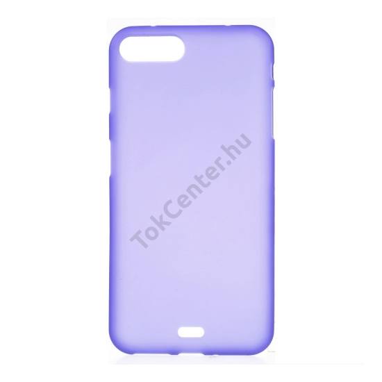 Apple iPhone 7 Plus Telefonvédő gumi / szilikon (fényes keret) LILA