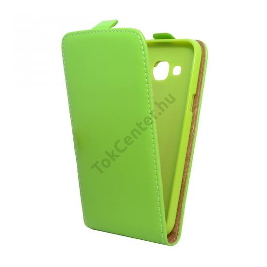 Samsung Galaxy J5 (SM-J500) Tok álló, bőr (FLIP, mágneses) ZÖLD