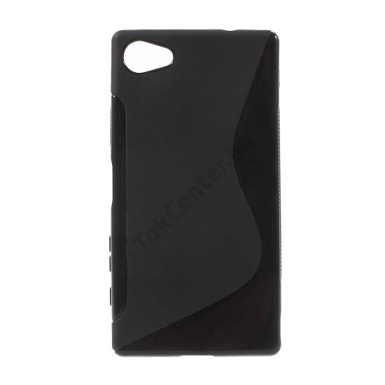 Sony Xperia Z5 Compact Telefonvédő gumi / szilikon (S-line) FEKETE