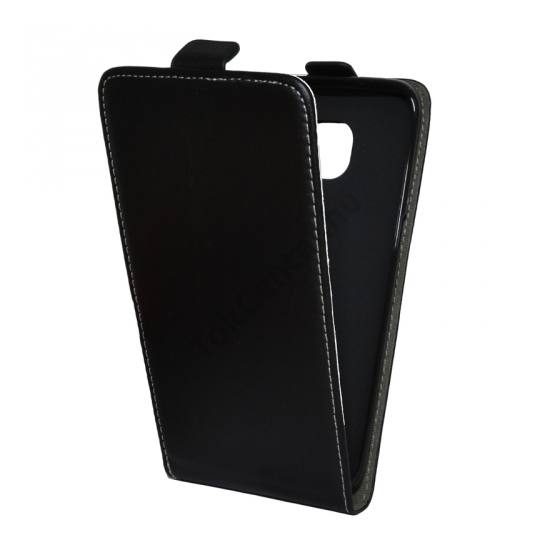 Samsung Galaxy S7 EDGE (SM-G935) Tok álló, bőr (FLIP, mágneses) FEKETE