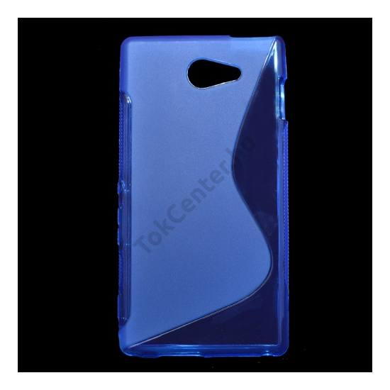 Sony Xperia M2 Aqua (D2403) Telefonvédő gumi / szilikon (S-line) KÉK