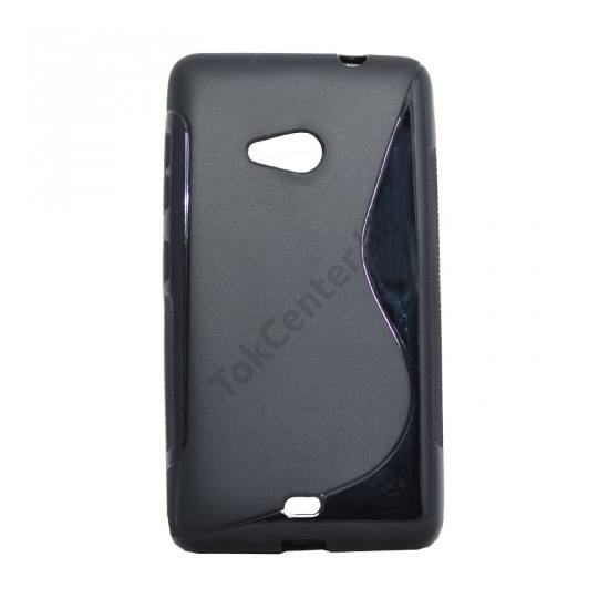 Microsoft Lumia 535 Telefonvédő gumi / szilikon (S-line) FEKETE
