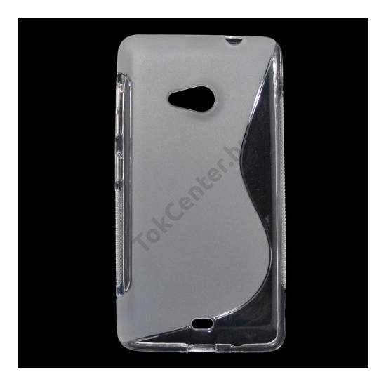 Microsoft Lumia 535 Telefonvédő gumi / szilikon (S-line) ÁTLÁTSZÓ