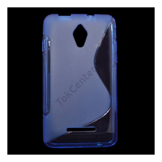 Vodafone Smart 4 turbo Telefonvédő gumi / szilikon (S-line) KÉK
