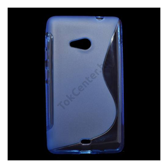 Microsoft Lumia 535 Telefonvédő gumi / szilikon (S-line) KÉK