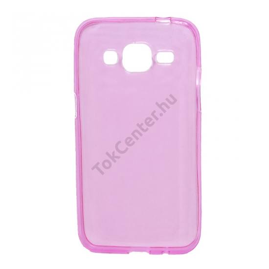 Samsung Galaxy Core Prime (SM-G360) Telefonvédő gumi / szilikon (ultravékony) RÓZSASZÍN