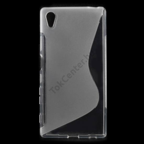Sony Xperia Z5 Telefonvédő gumi / szilikon (S-line) ÁTLÁTSZÓ