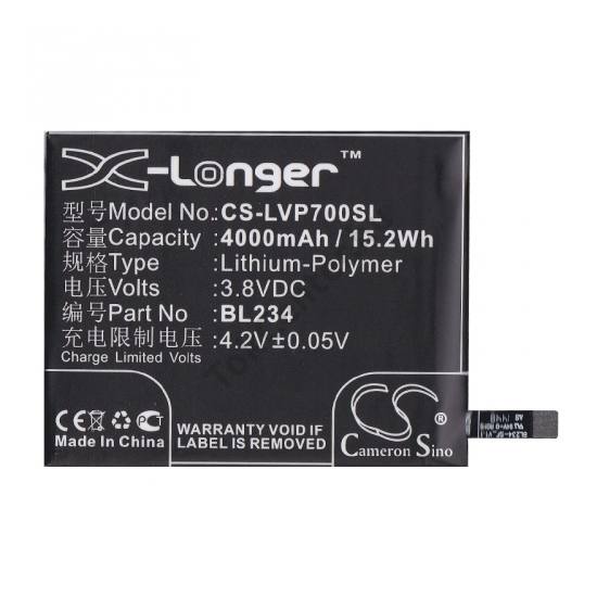 Akku 4000 mAh LI-ION (BL-234 kompatibilis)
