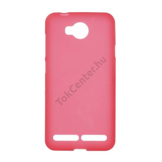 Huawei Y3 II (Y3-2) Telefonvédő gumi / szilikon (fényes keret) PIROS