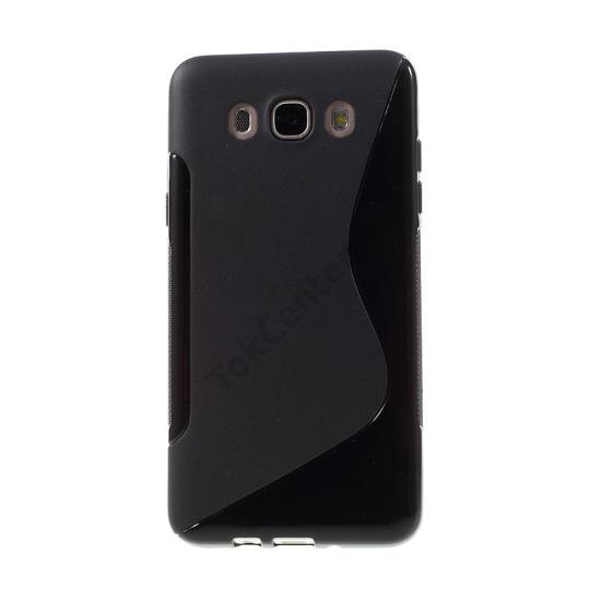 Samsung Galaxy J7 (2016) (SM-J710) Telefonvédő gumi / szilikon (S-line) FEKETE