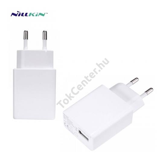 NILLKIN hálózati töltő USB aljzat (5V / 2000mA, kábel NÉLKÜL!) FEHÉR