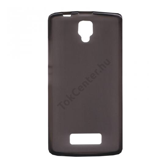 Lenovo A2010 Telefonvédő gumi / szilikon (fényes keret) FÜSTSZÍNŰ