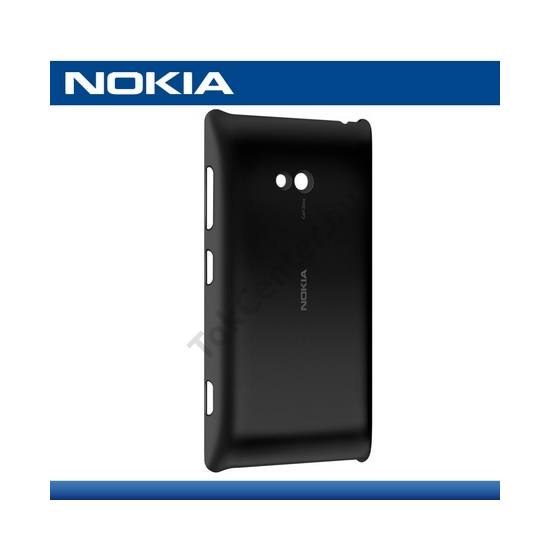 Nokia Lumia 720 Műanyag telefonvédő (vezeték nélküli töltés, QI Wireless) FEKETE