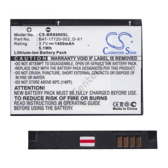 Akku 1400 mAh LI-ION (D-X1/ACC-17720-002 kompatibilis)