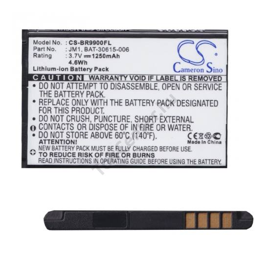 BlackBerry 9790 Onyx III. Akku 1250 mAh LI-ION (J-M1/ACC-40871-201 kompatibilis)