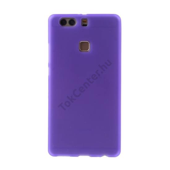 Huawei P9 Plus Telefonvédő gumi / szilikon (fényes keret) LILA