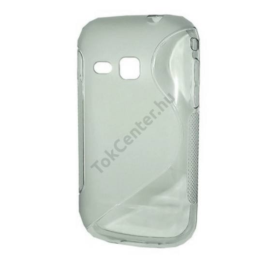 Samsung Galaxy Mini 2 (GT-S6500) Telefonvédő gumi / szilikon (S-line) SZÜRKE