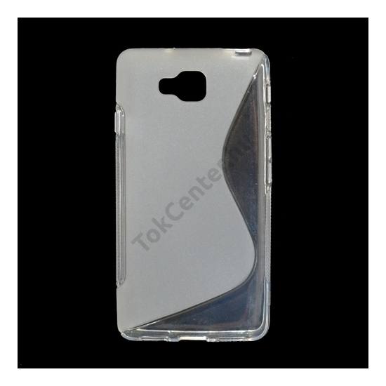 LG Optimus L9 II. (D605) Telefonvédő gumi / szilikon (S-line) ÁTLÁTSZÓ