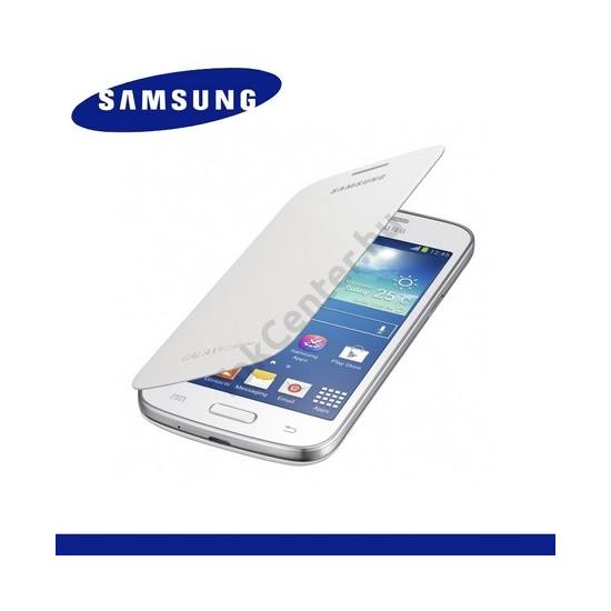 Samsung Galaxy Core Plus Műanyag telefonvédő (FLIP, oldalra nyíló) FEHÉR (EF-FG350NWEGWW)