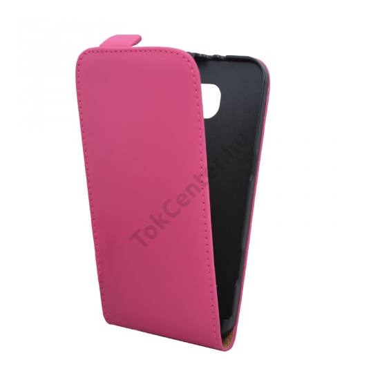 Samsung Galaxy S6 (SM-G920) Tok álló, bőr (FLIP, mágneses) MAGENTA