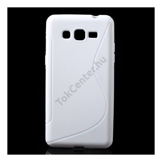 Samsung Galaxy Grand Prime (SM-G530F) Telefonvédő gumi / szilikon (S-line) FEHÉR