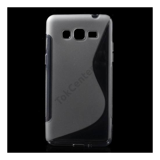 Samsung Galaxy Grand Prime (SM-G530F) Telefonvédő gumi / szilikon (S-line) FÜSTSZÍNŰ