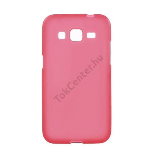 Samsung Galaxy Core Prime (SM-G360) Telefonvédő gumi / szilikon (fényes keret) PIROS