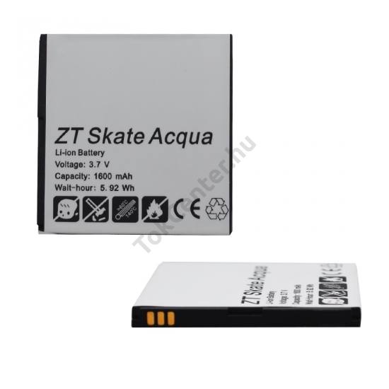 ZTE Skate Acqua Akku 1600 mAh (80500100145 kompatibilis) LI-ION