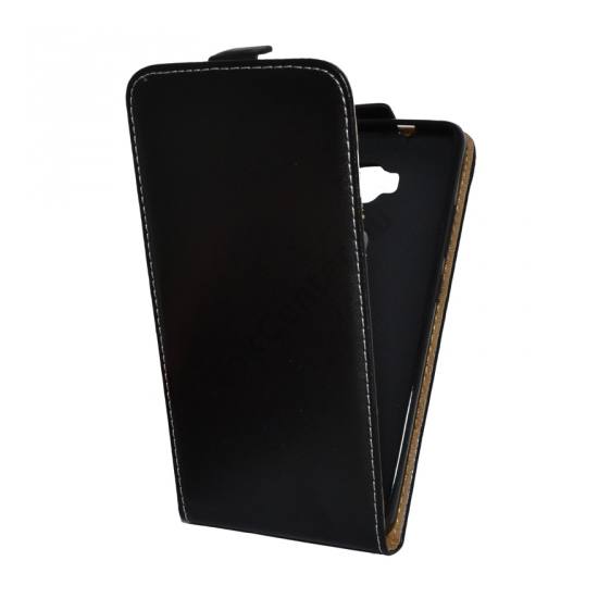 Huawei Honor 5X Tok álló, bőr (FLIP, mágneses) FEKETE