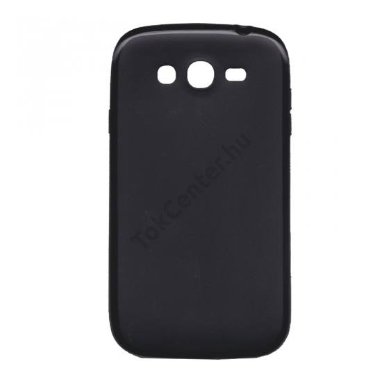 Telefonvédő gumi / szilikon (fényes keret) FEKETE