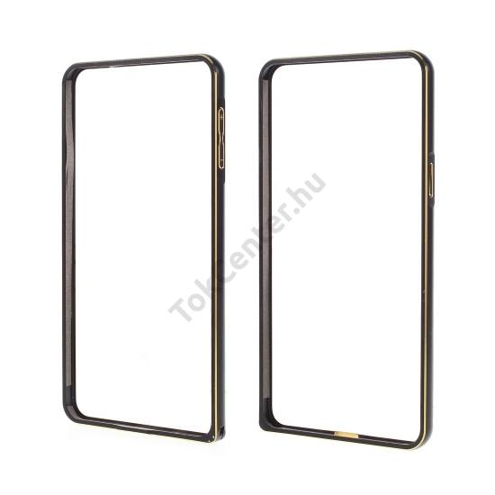 Samsung Galaxy A9 (2016) (SM-A910) Telefonvédő alumínium keret (BUMPER) FEKETE