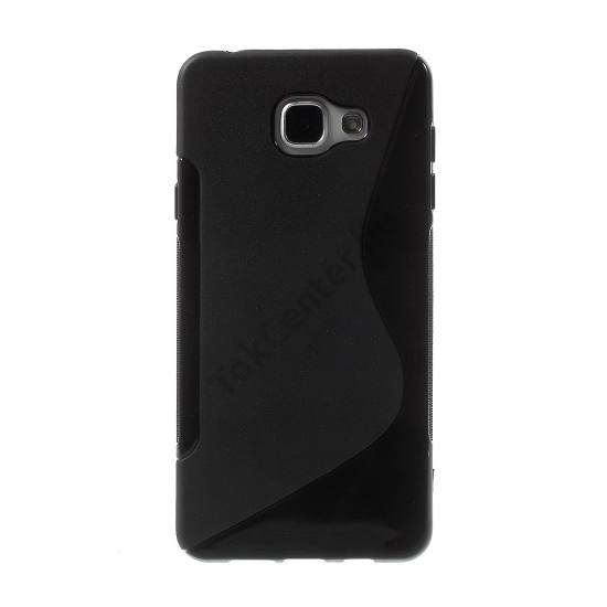Samsung Galaxy A7 (2016) (SM-A710F) Telefonvédő gumi / szilikon (S-line) FEKETE