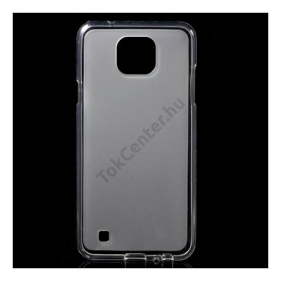 LG X Cam Telefonvédő gumi / szilikon (fényes keret) ÁTLÁTSZÓ