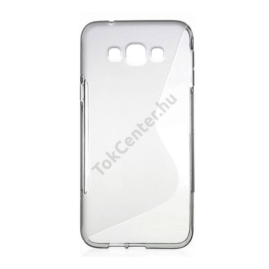 Samsung Galaxy A8 (SM-A800F) Telefonvédő gumi / szilikon (S-line) SZÜRKE