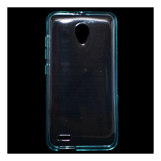 Vodafone Smart Prime 6 Telefonvédő gumi / szilikon (fényes keret) KÉK