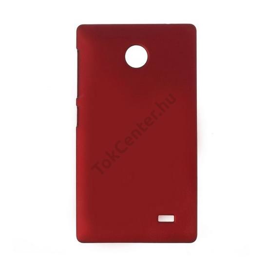 Nokia X Műanyag telefonvédő PIROS
