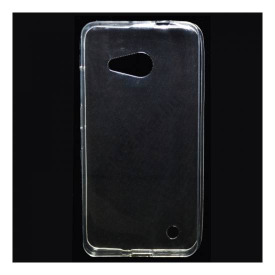 Microsoft Lumia 550 Telefonvédő gumi / szilikon (ultravékony) ÁTLÁTSZÓ
