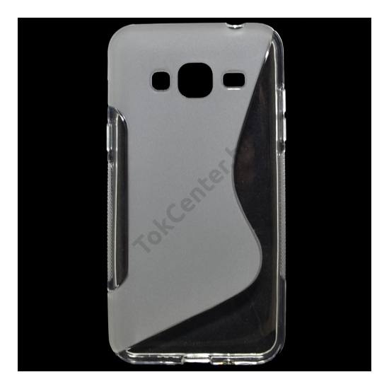 Samsung Galaxy J3 (SM-J300) Telefonvédő gumi / szilikon (S-line) ÁTLÁTSZÓ