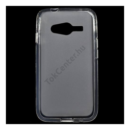 Samsung Galaxy Ace NXT (SM-G313H) Telefonvédő gumi / szilikon (fényes keret) ÁTLÁTSZÓ