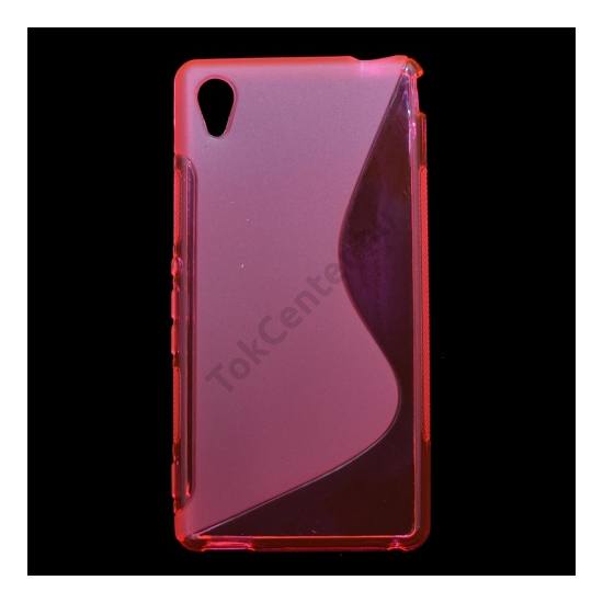 Sony Xperia M4 Aqua (E2303) Telefonvédő gumi / szilikon (S-line) RÓZSASZÍN