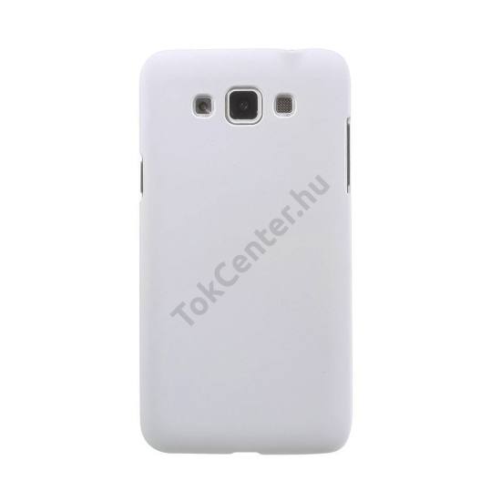Samsung Galaxy Grand 3 (SM-G7200) Műanyag telefonvédő gumírozott FEHÉR