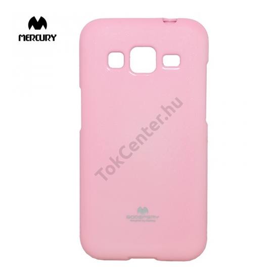 Samsung Galaxy Core Prime (SM-G360) MERCURY Goospery telefonvédő gumi / szilikon (csillámporos) RÓZSASZÍN