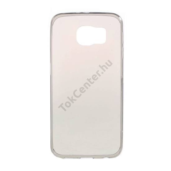 Samsung Galaxy S6 (SM-G920) Telefonvédő gumi / szilikon (ultravékony) FÜSTSZÍNŰ